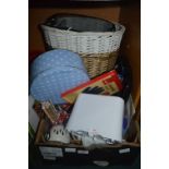 Kitchenware, Baskets, Pet Grooming Gloves, etc.