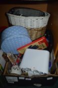 Kitchenware, Baskets, Pet Grooming Gloves, etc.