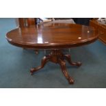 Victorian Mahogany Oval Dining Table