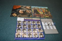 Three Beatles LPs; Hard Days Night, Rubber Soul, a