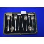 Set of Six Hallmarked Sterling Silver Teaspoons pl