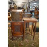 Pot Cupboard, Coal Box, and an Occasional Table