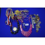 Costume Jewellery, Coinage, etc.