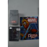 Marvel Figurine and Guide - X-Men Omega Red