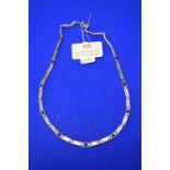 925 Sterling Silver Necklace with Lapis Lazuli