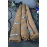 Three 10ft Rolls of Marquee Natural Fibre Flooring