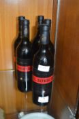 Five Bottles of El Bombero Spanish Red Wine