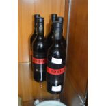 Five Bottles of El Bombero Spanish Red Wine