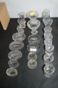 Glass Pin Dishes etc.