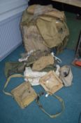 Military Kit Bags, Hessian Sacking, etc.