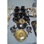 Portmeirion Part Tea Set plus 70's Metal Part Tea