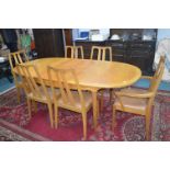 1970's Nathan Nathan Teak Extending Dining Table w