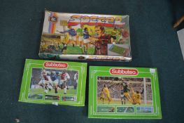 Two Subbuteo Sets and a Chad Valley Soccer Game