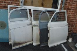 Five Vintage Car Doors