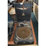 J Tonia Portable Gramophone