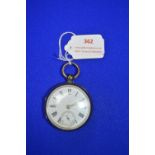 Hallmarked Sterling Silver Pocket Watch