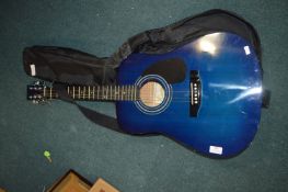 Encore EN155BL Acoustic Guitar with Bag