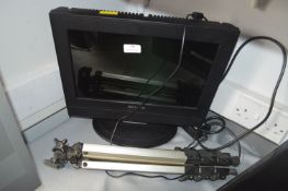 Acura Monitor and a Photographic Tripod