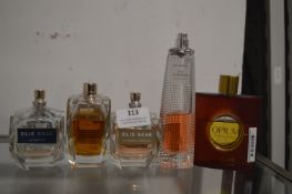 *5x Part Used Bottles of Assorted Perfumes