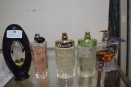 *5x Part Used Bottles of Assorted Perfumes