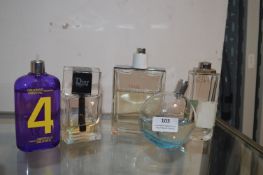 *5x Part Used Bottles of Assorted Perfumes