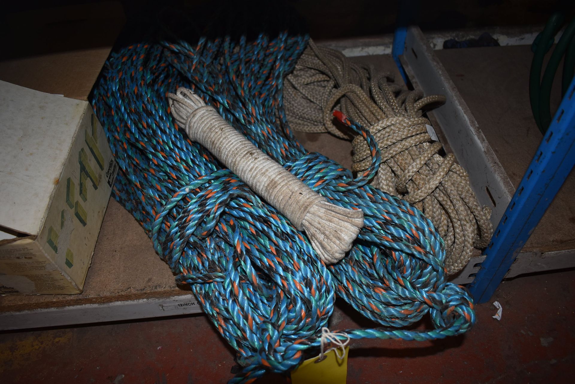 Quantity of Nylon and Hemp Rope