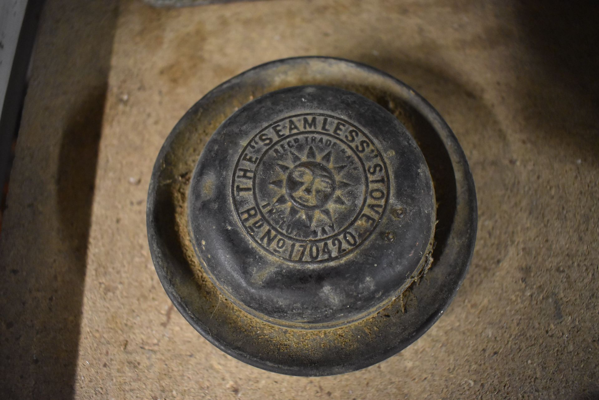 Antique Seemless Spirit Stove and Girling Oil Can - Image 2 of 2