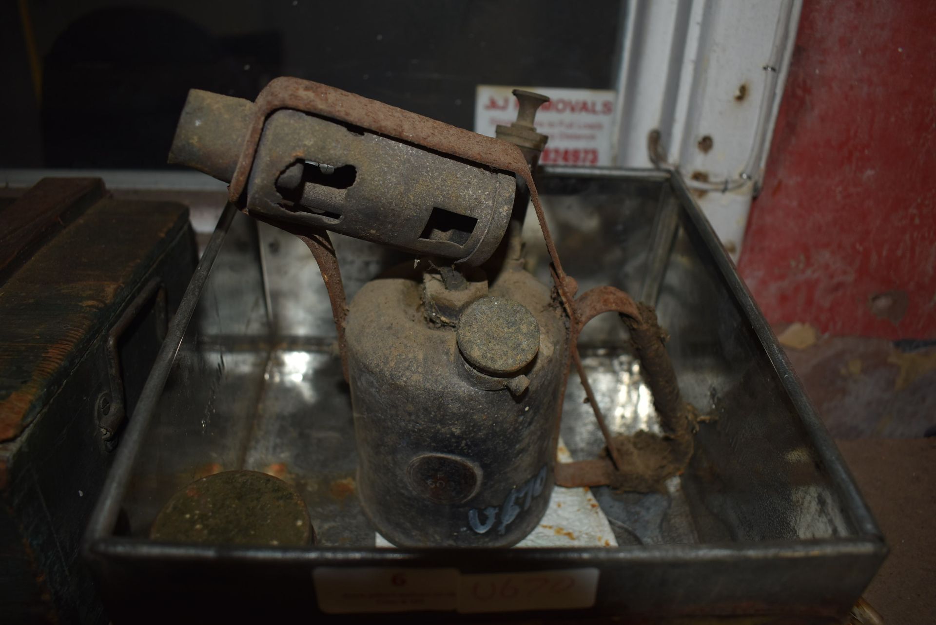 Antique Brass Primus Mini Stove with Original Tin, - Image 2 of 3