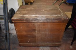 Large Tool Chest with Handles and Wheels Containin