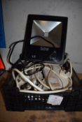 *50w LED IP65 Floodlight, and a Tray of Four Gang