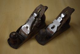 Two Stanley No.4 Wood Planes