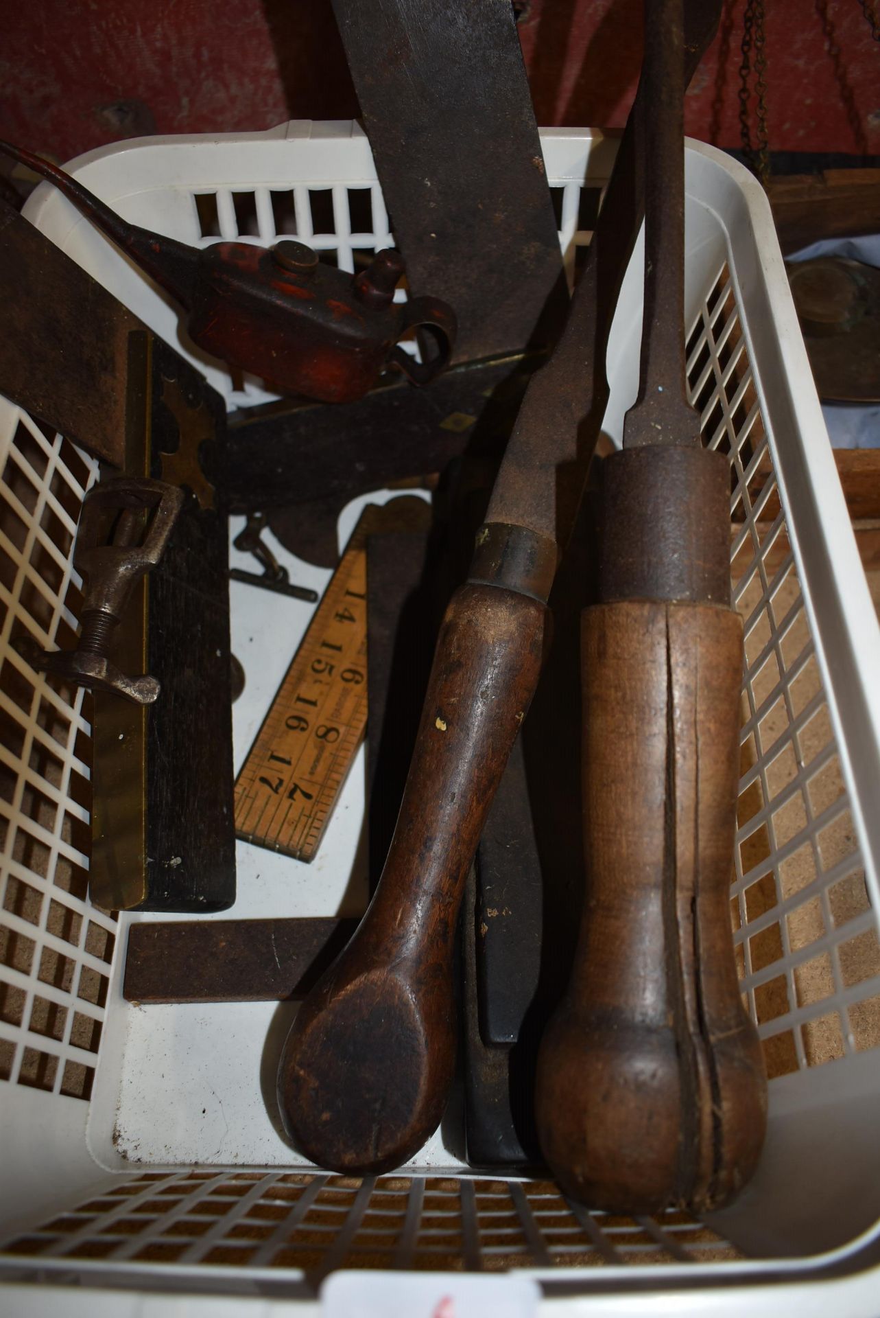 Quantity of Antique Tools Including Oiler, Screwdr - Image 2 of 2