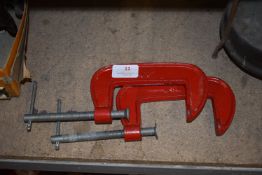 Two 4" G-Clamps
