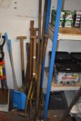 Bundle of Garden Tools, Shovels, etc.