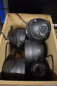 *Box of Six HD View Zoom Security Cameras