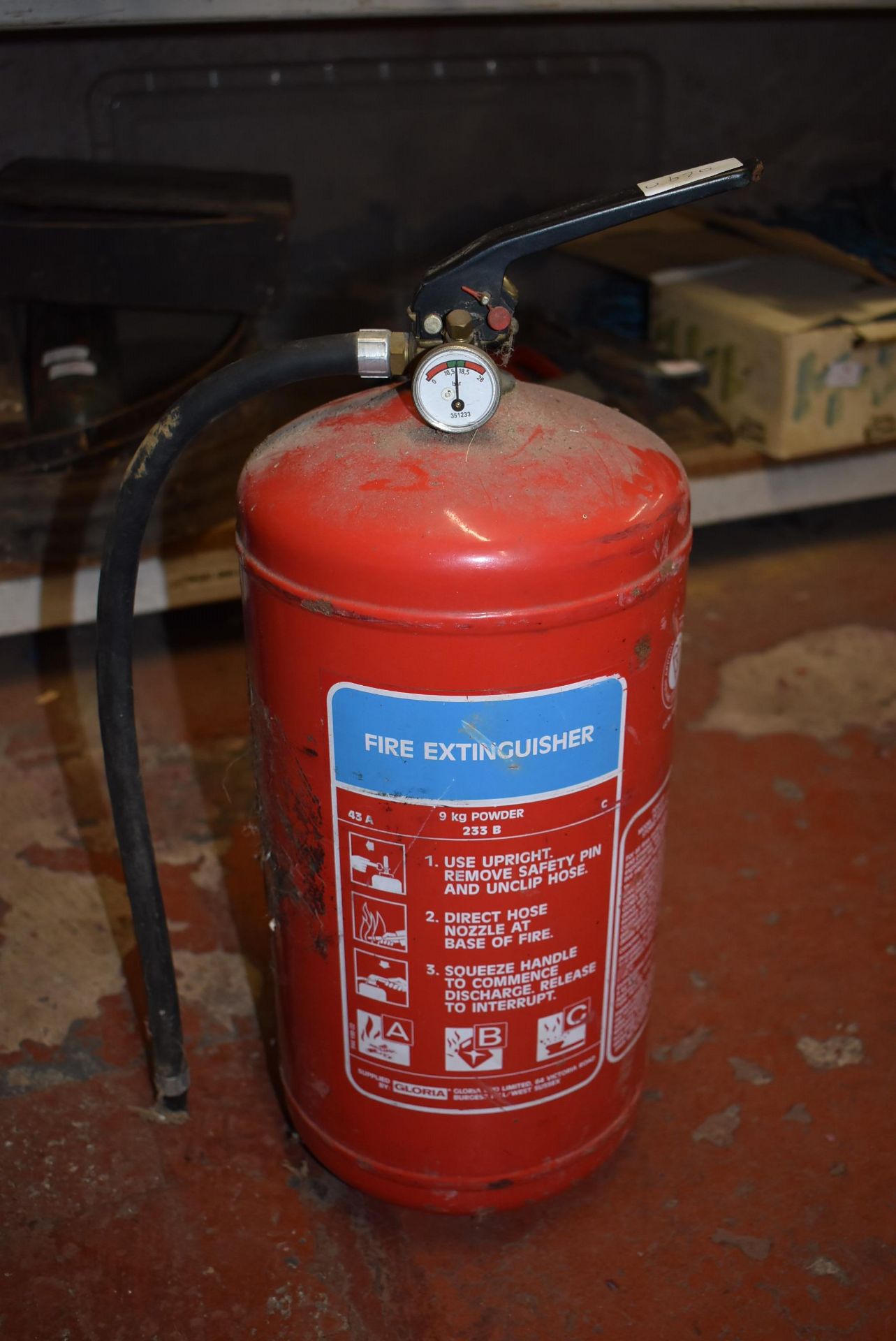 9kg Powder Fire Extinguisher