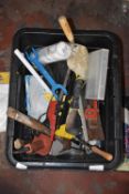 Mixed Box of Tools, Hammers, Crowbars, etc.