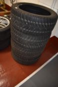*Set of Dunlop 245/45R18 100V Winter Tyres