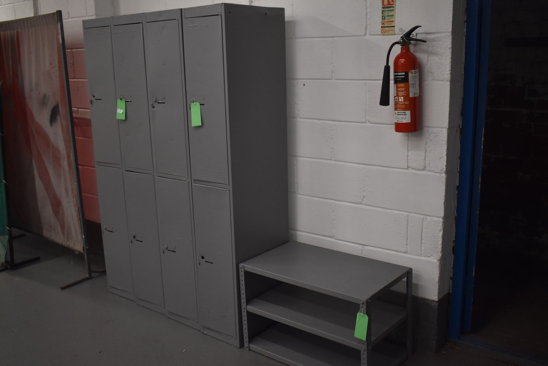 *Four Banks of Double Lockers and a Dexion Shelving Unit - Image 2 of 2