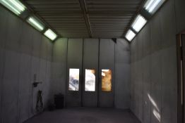 *Blowtherm Spray Booth (internal dimensions: 8x4m 3.6m high, door measurement: 2.4x3.5m) with Gas