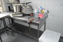 *Stainless Steel Preparation Table ~180x65cm