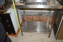 *Stainless Steel Preparation Table 90x61cm 89cm hi