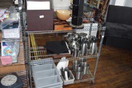 *The Contents of Shelves to Include Menu Holders, Cutlery Holders, etc.