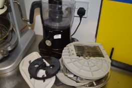 *Food Processor with Attachments