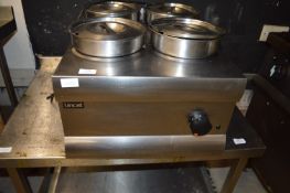 *Lincat Four Well Bain Marie with Inserts