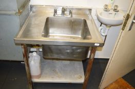 *Stainless Steel Sink Unit with Undershelf