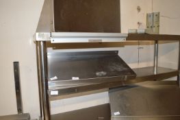 *Four Stainless Steel Wall Shelves