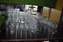 *Quantity of Branded Pint Glasses Including Guinness, Magner's, Fosters, and John Smith's