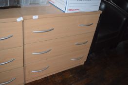 *Lightwood Effect Three Drawer Chest