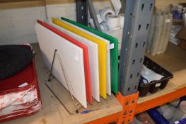 *Set of Six Coloured Chopping Boards